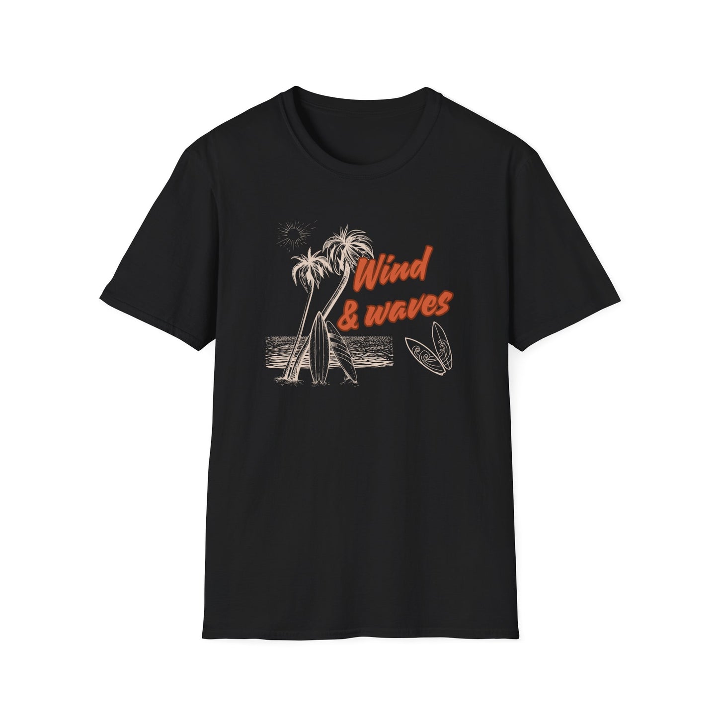Wind & Waves Dark Unisex Softstyle T-Shirt