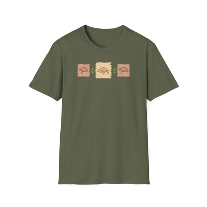 Turtles - Vintage-Inspired Unisex Softstyle T-Shirt