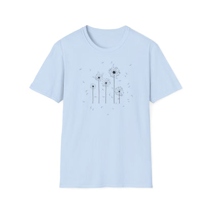Dandelion Dreams Unisex Softstyle T-Shirt - Light