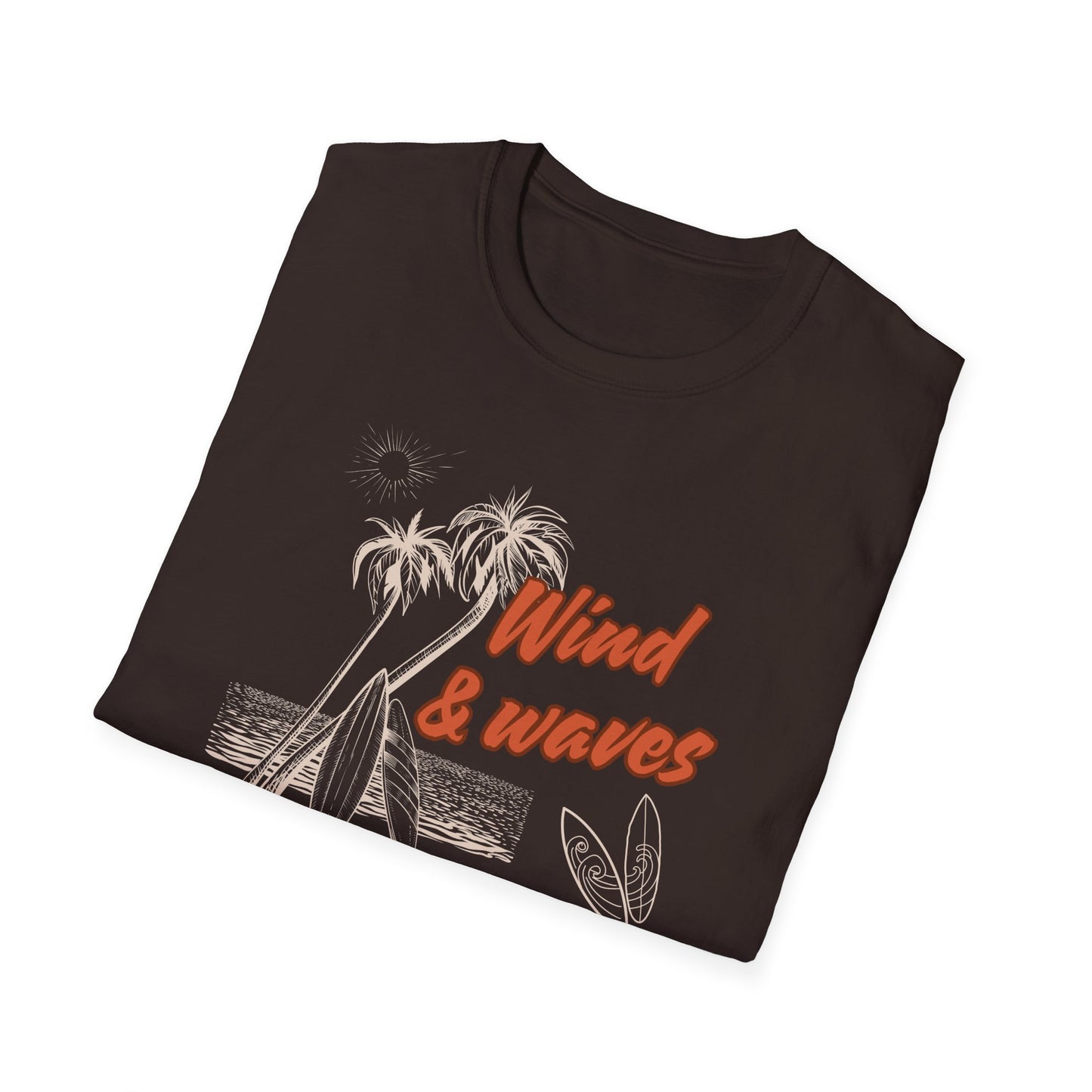 Wind & Waves Dark Unisex Softstyle T-Shirt